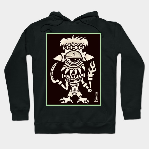 FRANKEN9 FNK sizzle variant Hoodie by FWACKOS